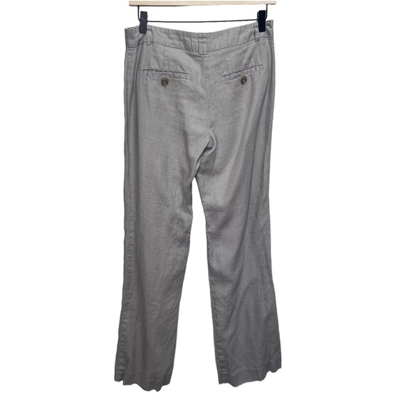 R&w Tan Linen Trouser Pants Size 4 - Picture 5 of 9